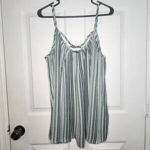 Torrid Striped Georgette Swing Cami/Tank - Size 2 (2X - 18W/20W)